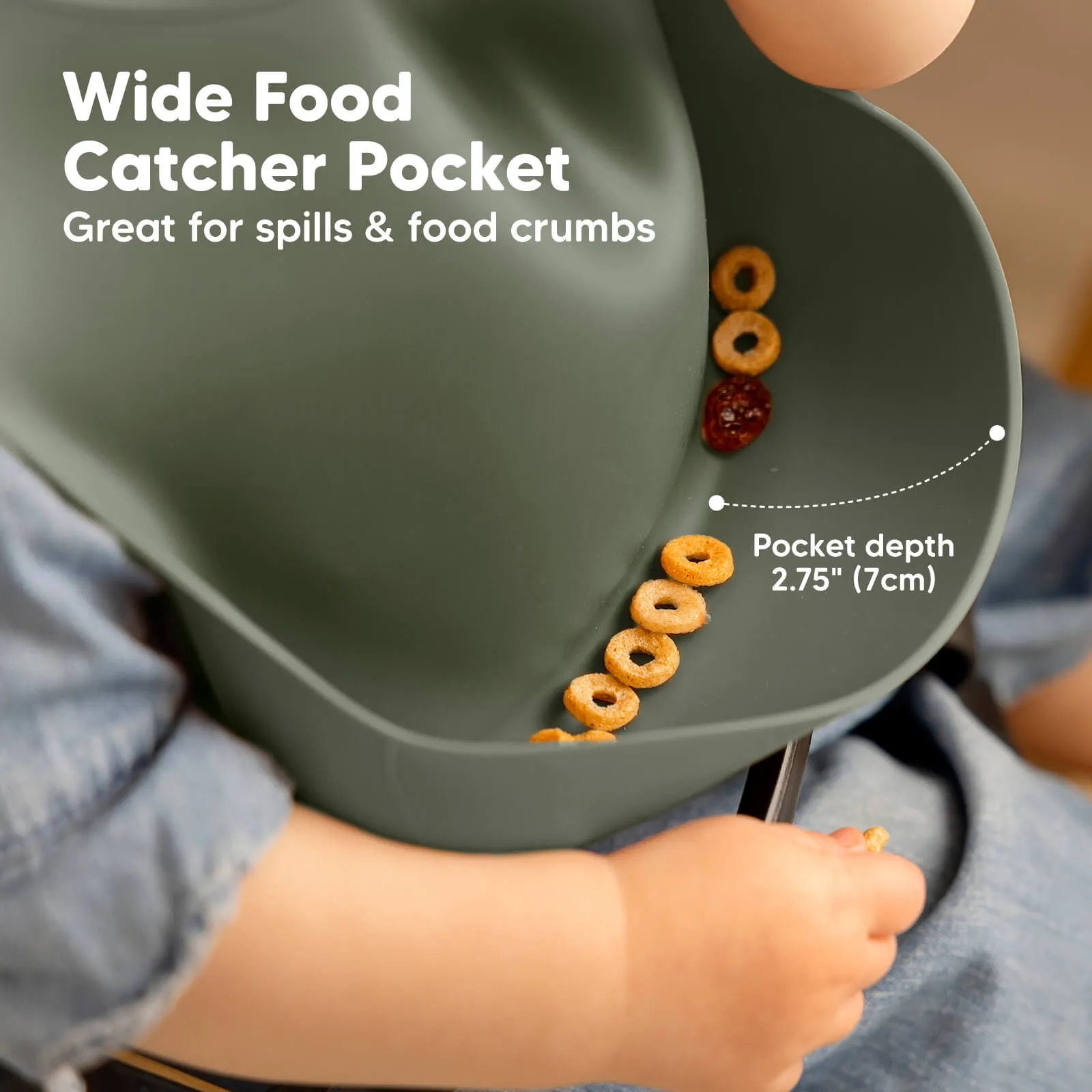 2-Pack Prep Silicone Bibs (Marsh)