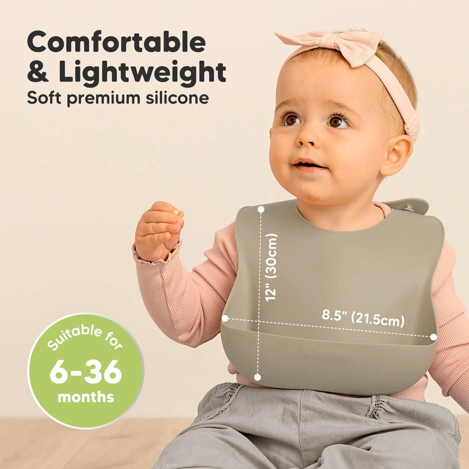 2-Pack Prep Silicone Bibs (Marsh)