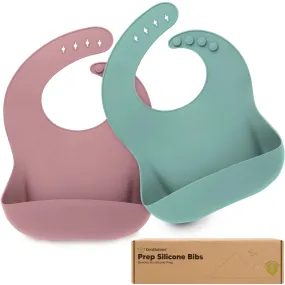 2-Pack Prep Silicone Bibs (Quantum)