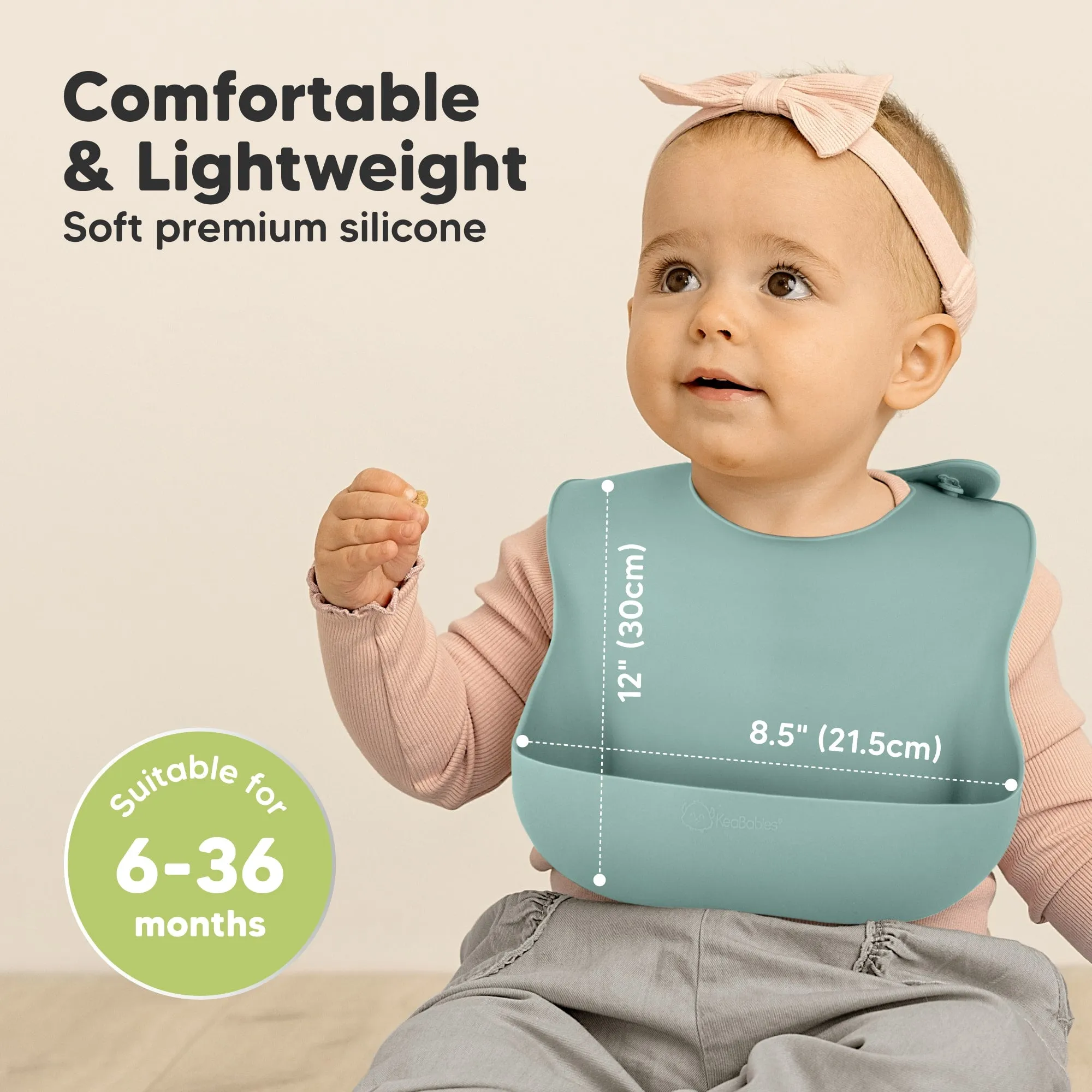 2-Pack Prep Silicone Bibs (Quantum)