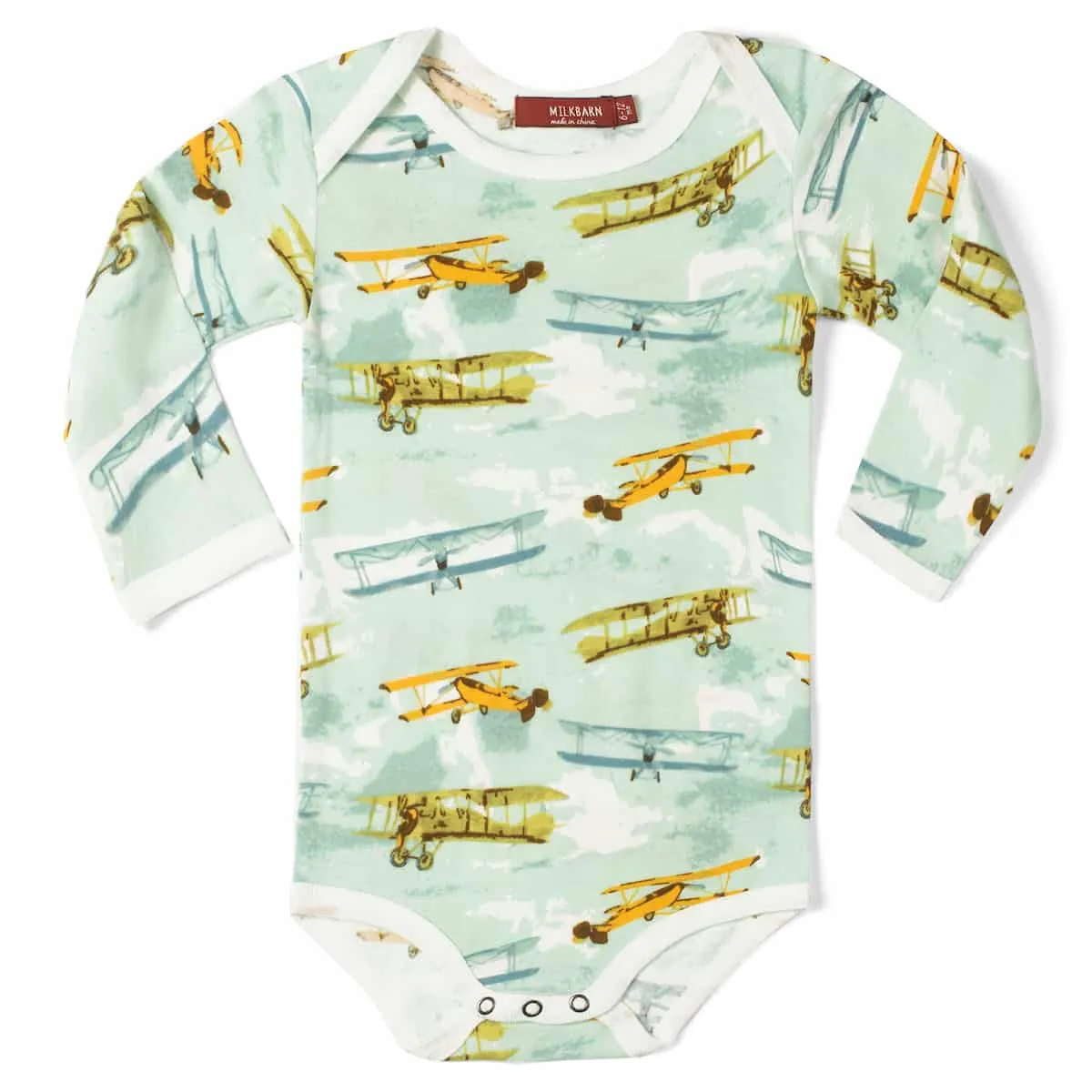 3-6 Month Bamboo Long Sleeve Onesies
