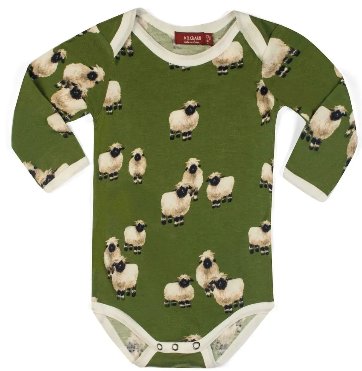 3-6 Month Bamboo Long Sleeve Onesies