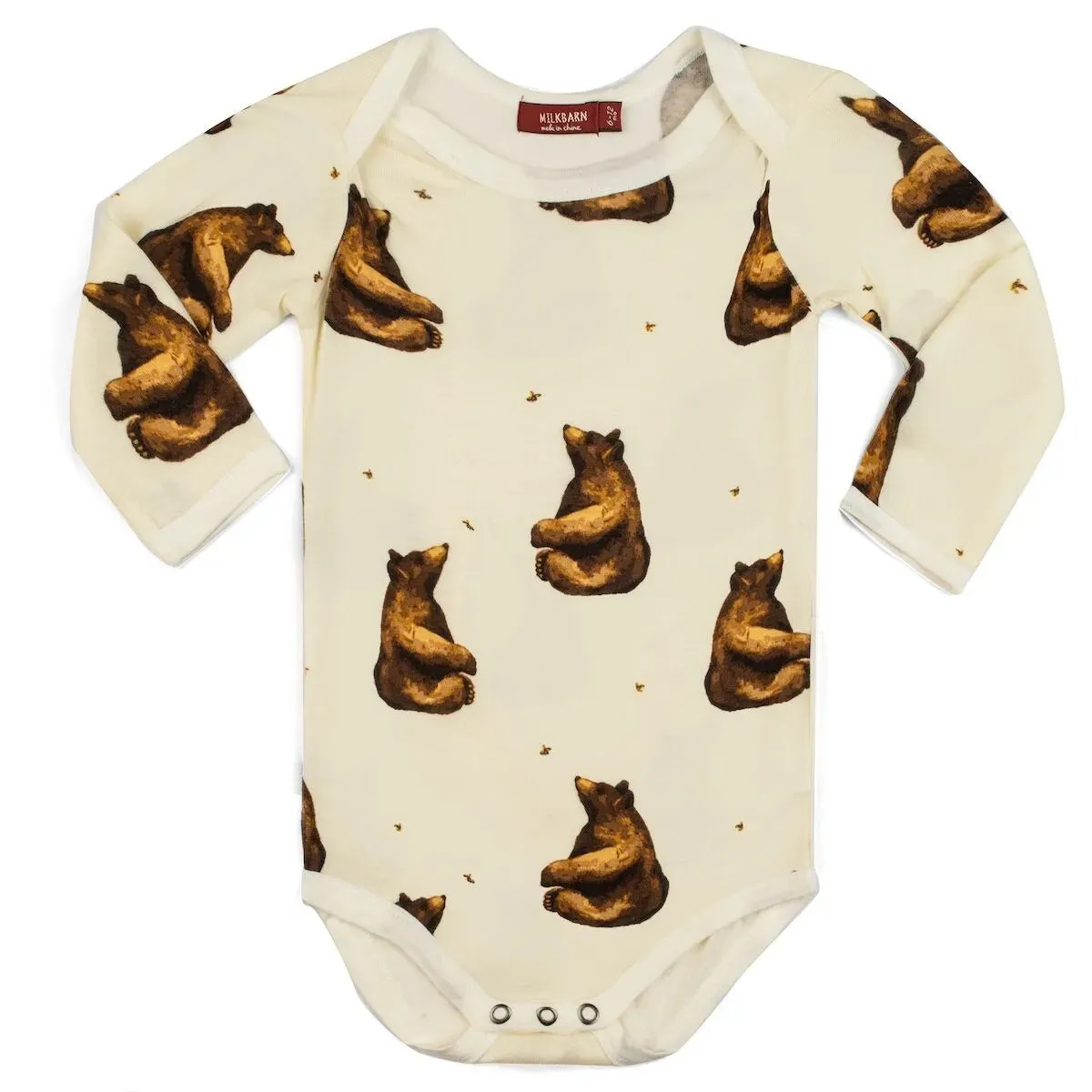 3-6 Month Bamboo Long Sleeve Onesies