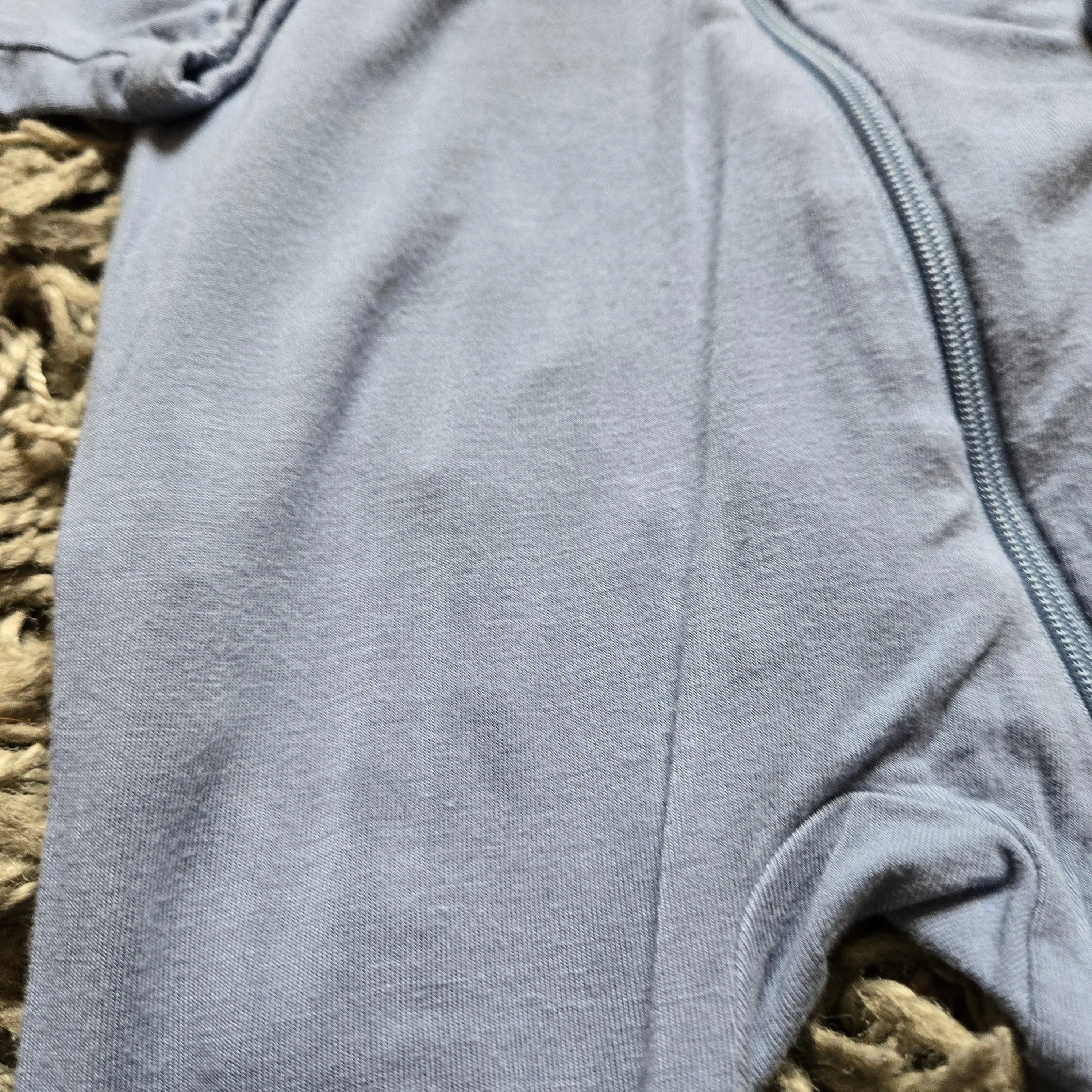 3-6M Kyte Zipper Romper "Fog"?, Kids 6 Month (3-6M)