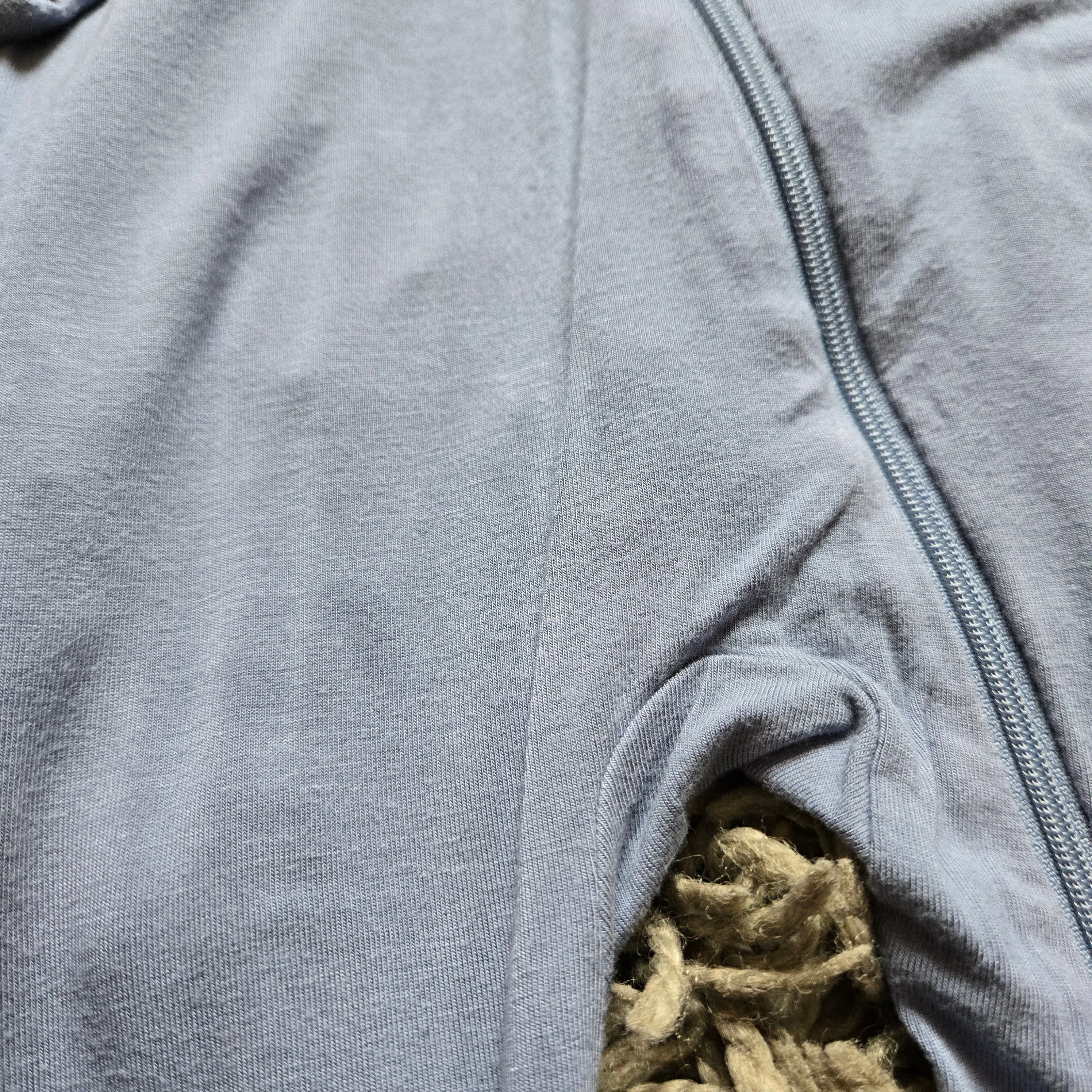 3-6M Kyte Zipper Romper "Fog"?, Kids 6 Month (3-6M)