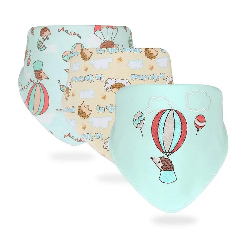 3-Pack Baby Unisex Animal & Cartoon Pattern Bib Wholesale 48612868