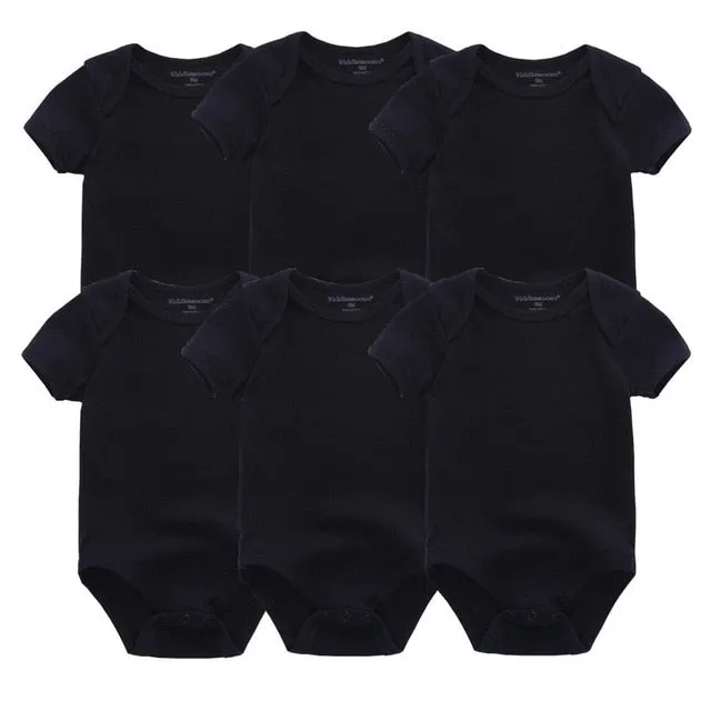 6Pcs/Lot Baby Short Sleeve Overalls Jumpsuit