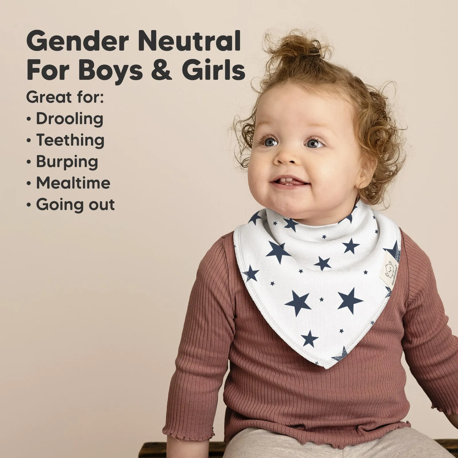 8-Pack Organic Bandana Bibs (Adventurer)