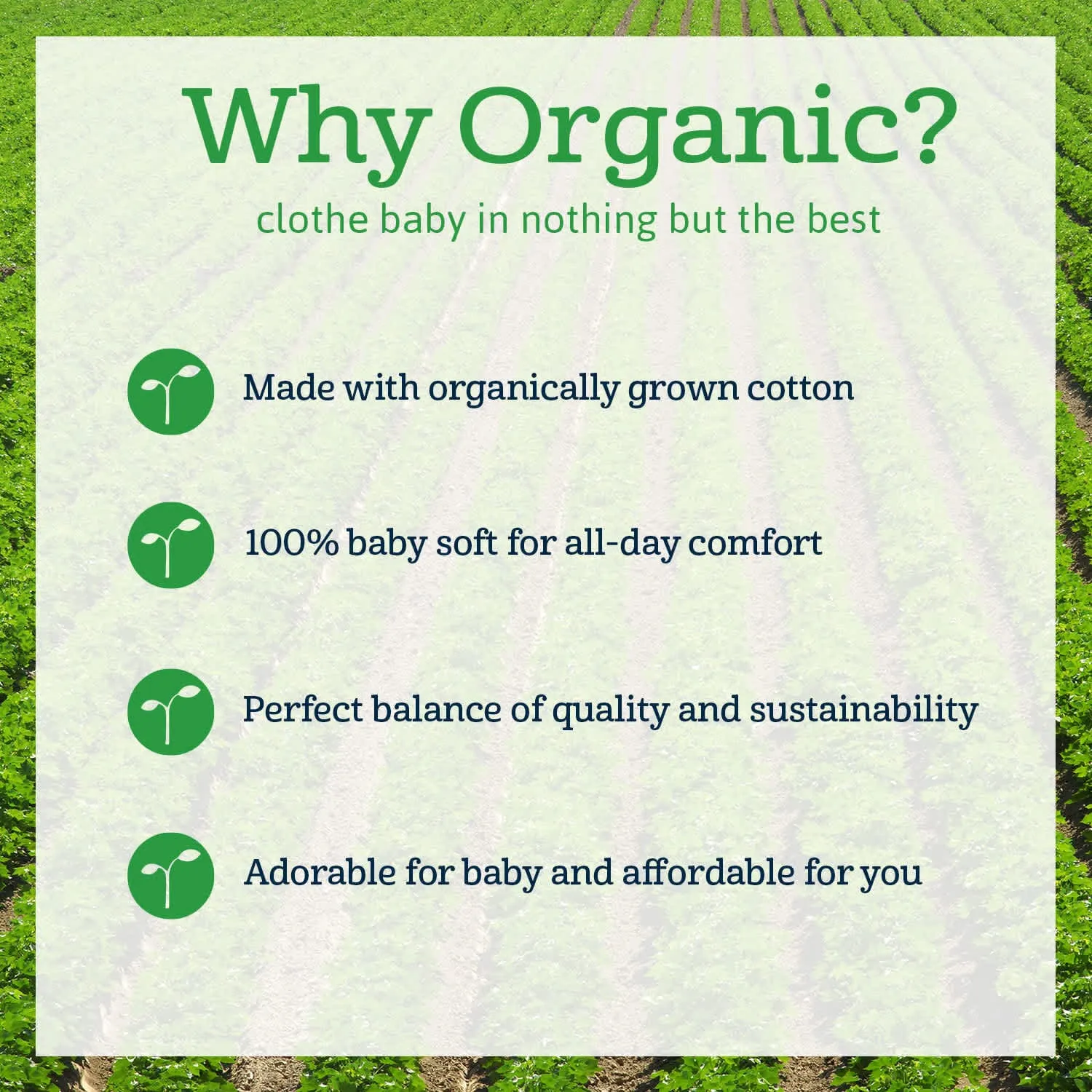 9-Pack Baby Neutral White Long Sleeve Organic Onesies® Bodysuits