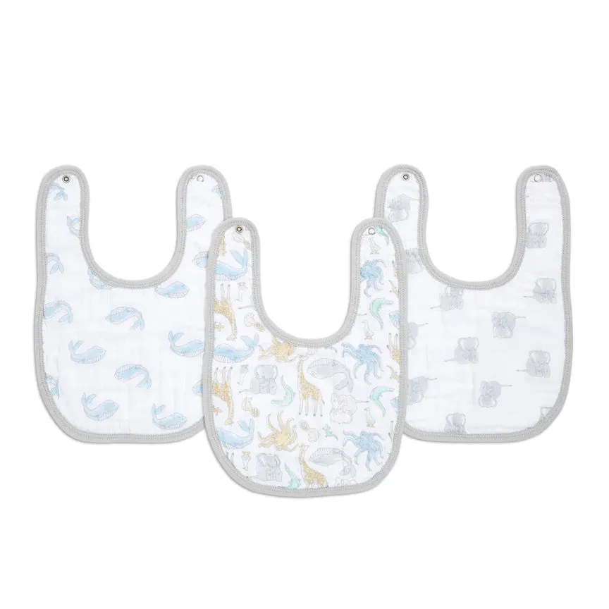 Aden & Anais 3-Pack Snap Bibs