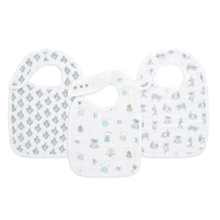 Aden & Anais 3-Pack Snap Bibs