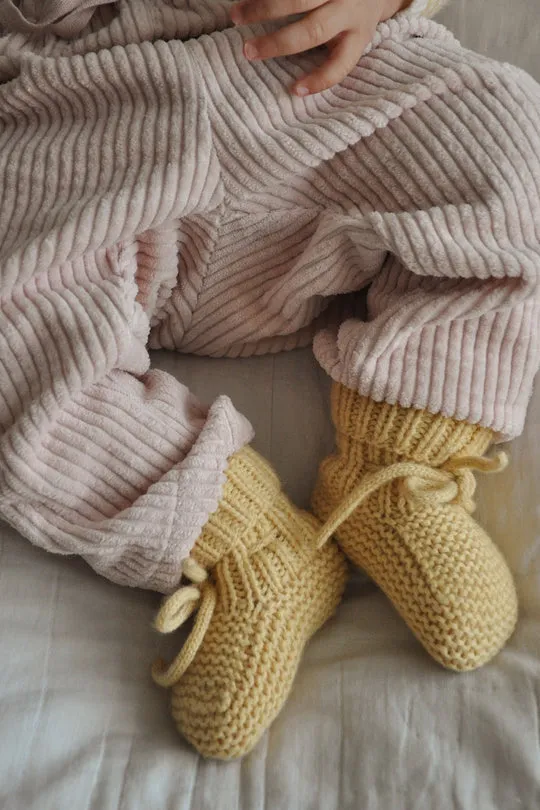 Alpha Cashmere Booties, Honey