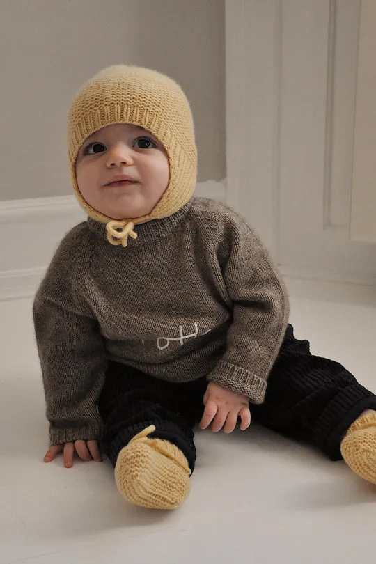Alpha Cashmere Booties, Honey