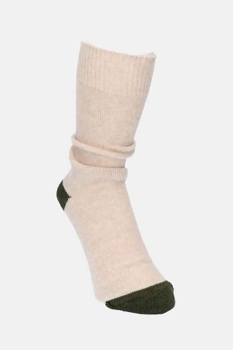 Anonymous Ism Cashmere Crew 2 Point Crew (White)