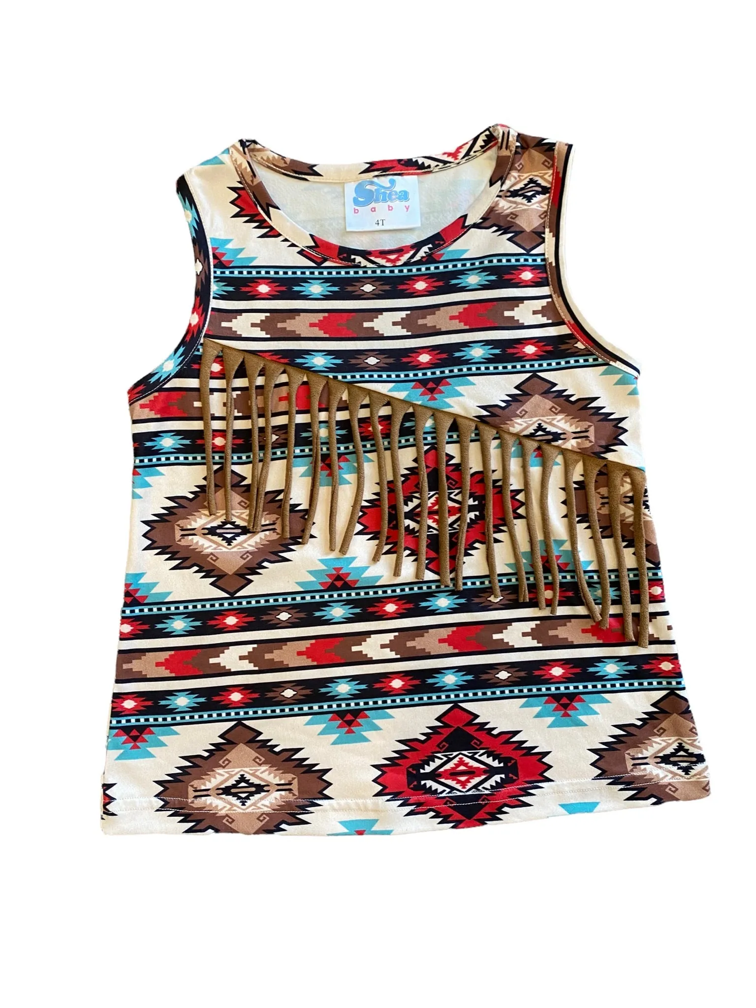Aztec Sueded Fringe Shirt Toddler (2T-5T)
