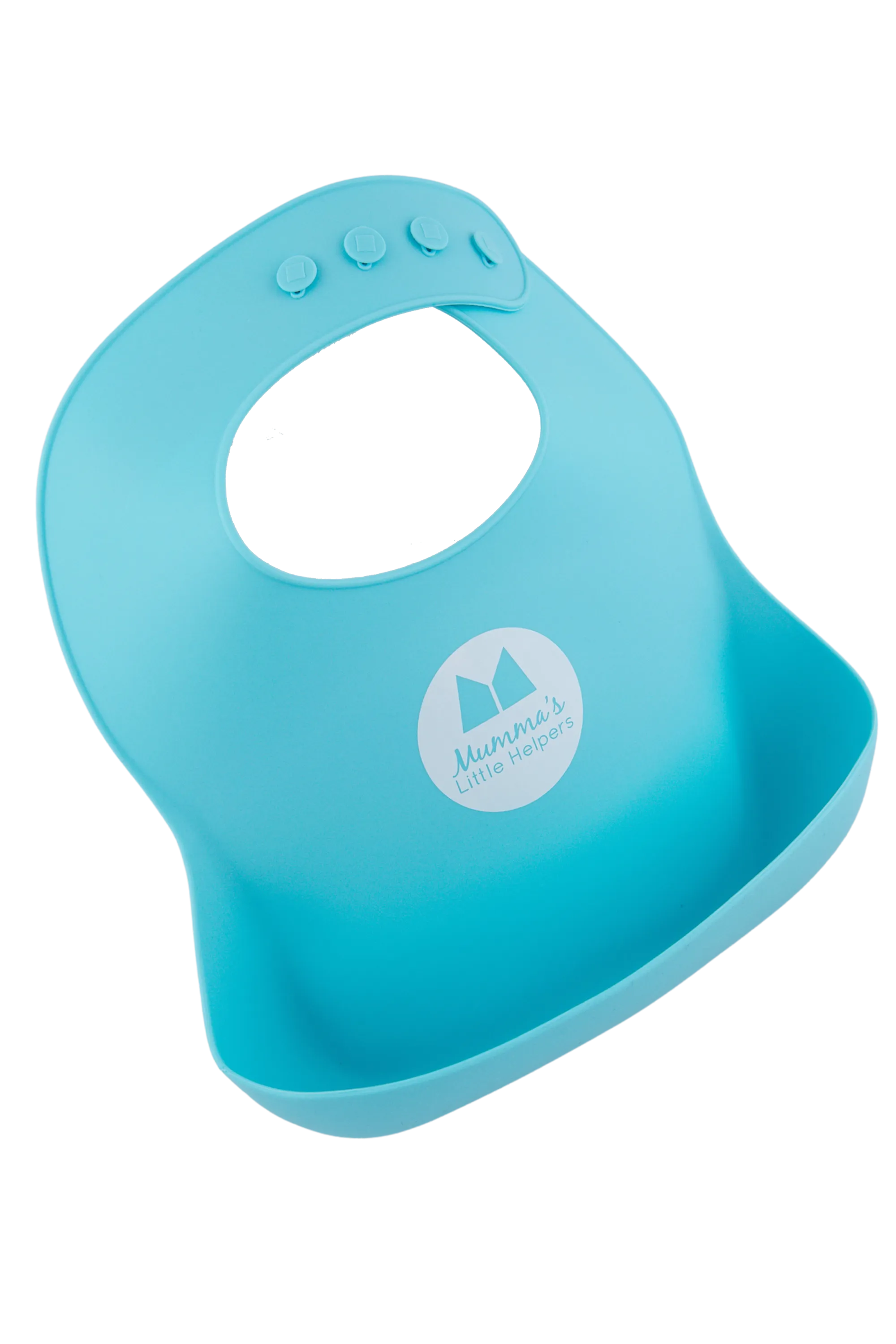 Baby and Toddler Mess Catcher Bib - Blue
