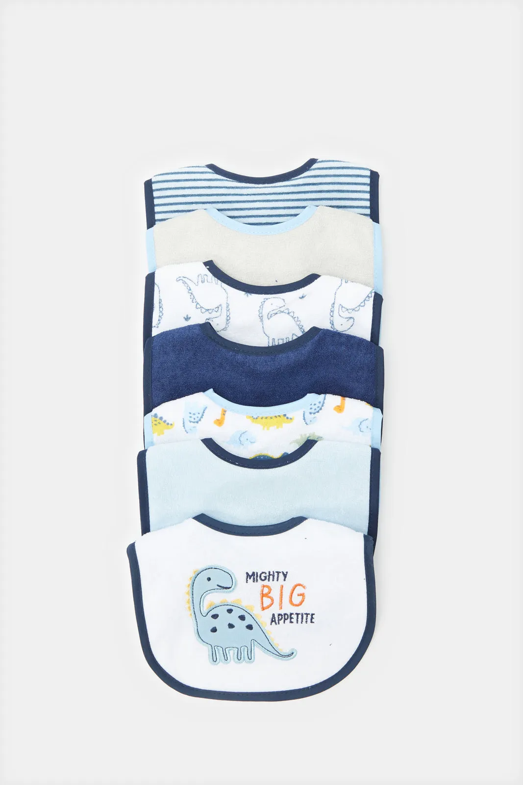 Baby Assorted Printed Bibs Set (Pack Of 7)