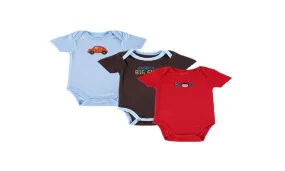 Baby Bodysuits 3Pcs 100%Cotton Infant Body Short Sleeve Printed Clothing