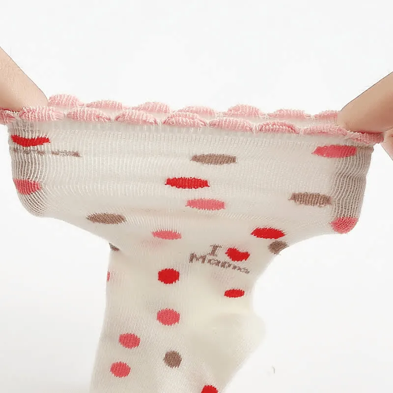 Baby Dot Rainbow Tube Socks