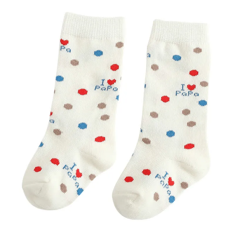Baby Dot Rainbow Tube Socks