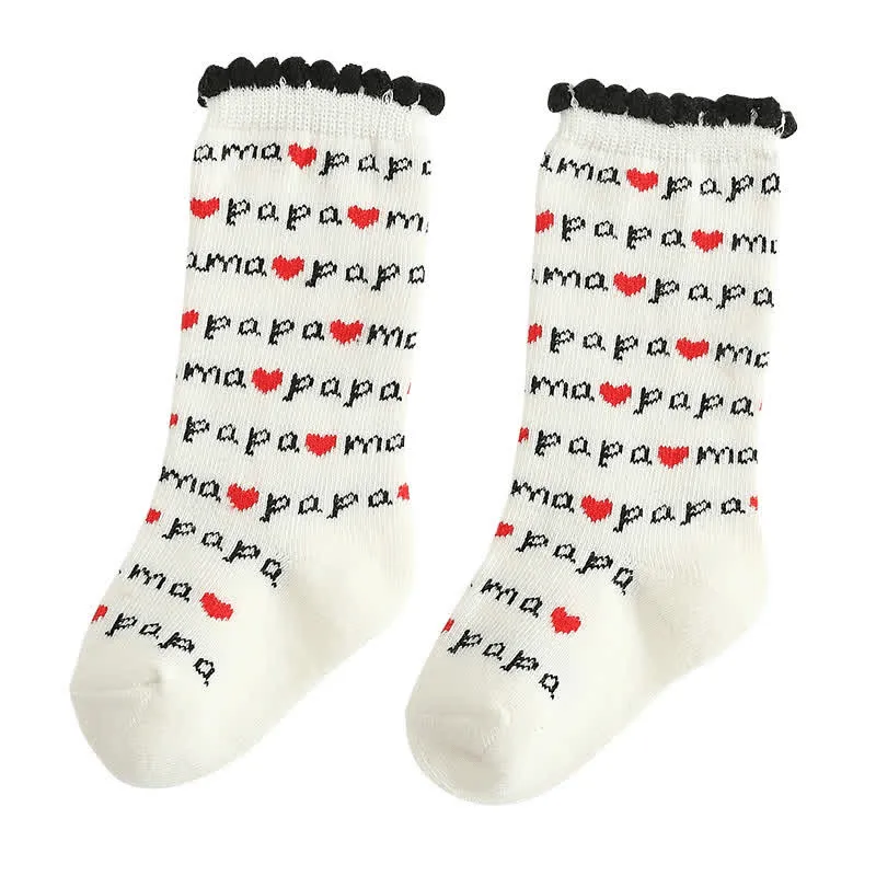 Baby Dot Rainbow Tube Socks