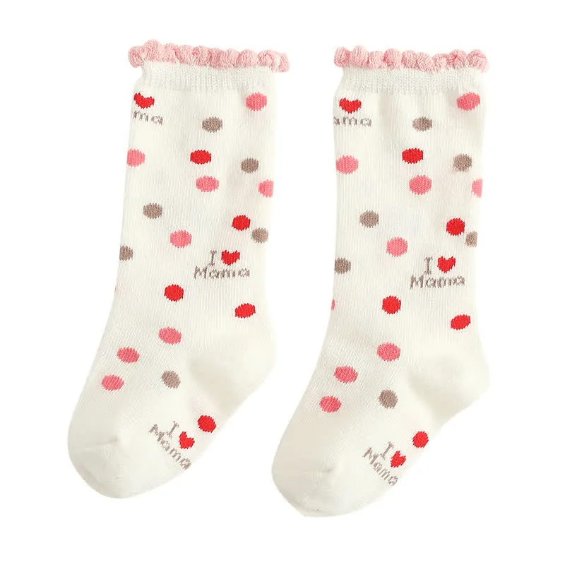 Baby Dot Rainbow Tube Socks