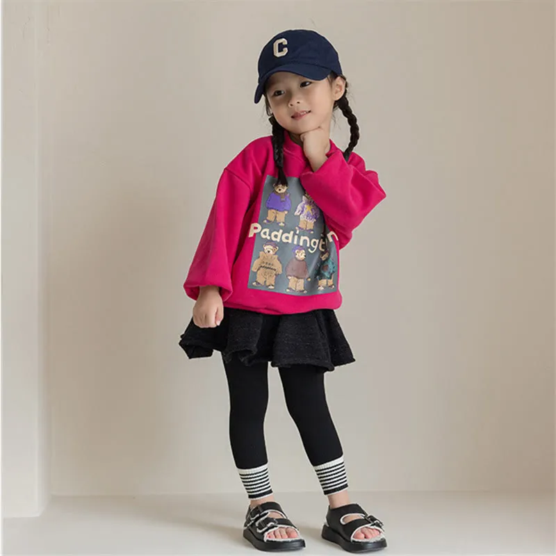 Baby Girl Ribbed Simple Leggings