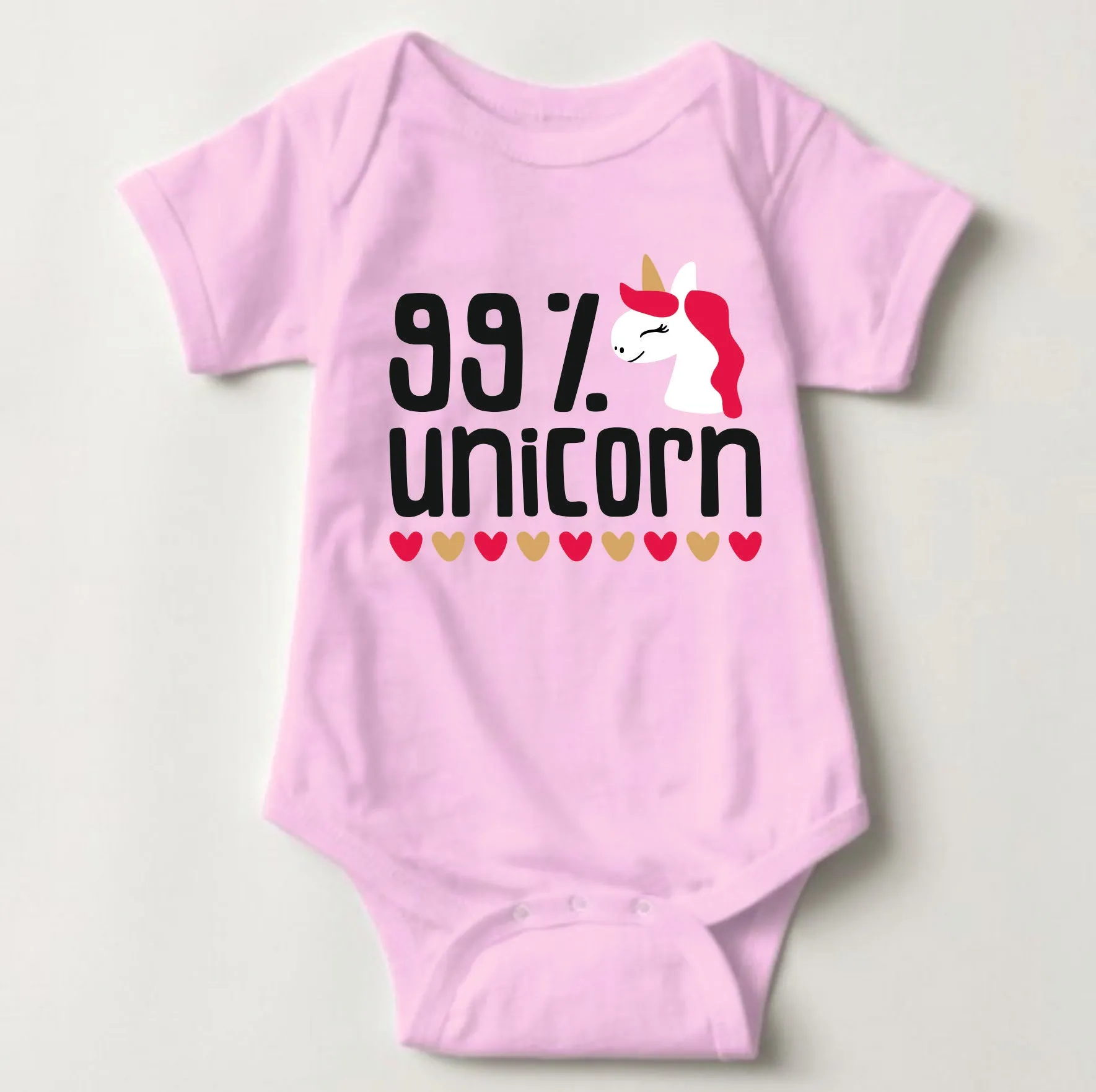 Baby Statement Onesies - 99% Unicorn