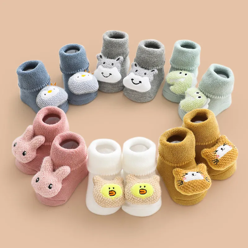 Baby / Toddler Cute Cartoon Animal Thermal Socks