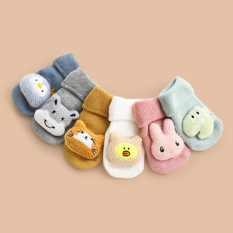 Baby / Toddler Cute Cartoon Animal Thermal Socks