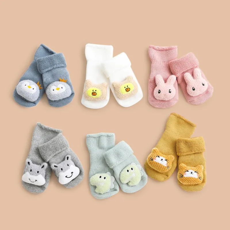 Baby / Toddler Cute Cartoon Animal Thermal Socks