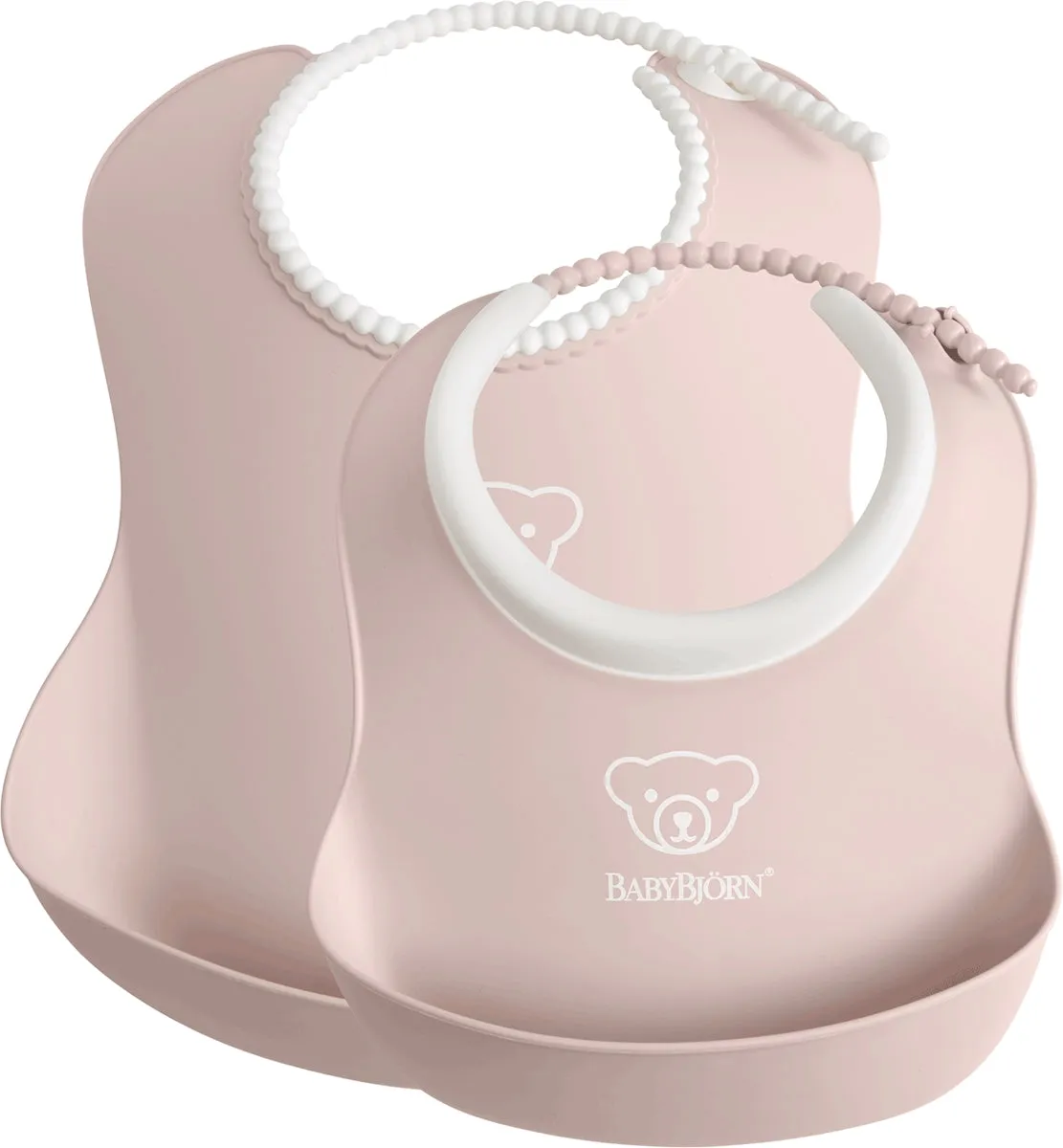 BabyBjorn Feeding Bib Set (Baby Bib   Small Baby Bib) - Powder Pink