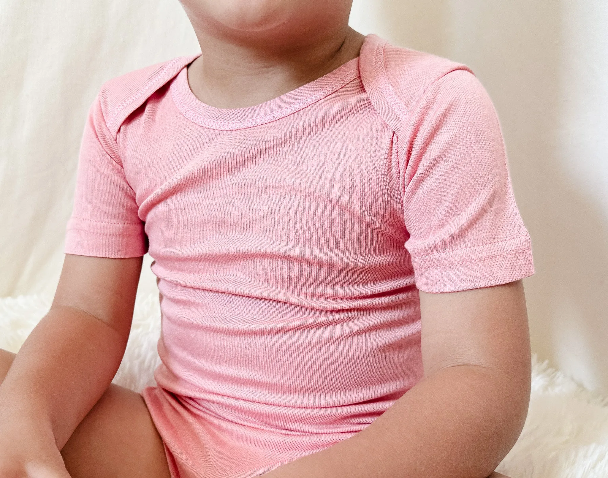 Bamboo Bodysuit in Dusty Rose
