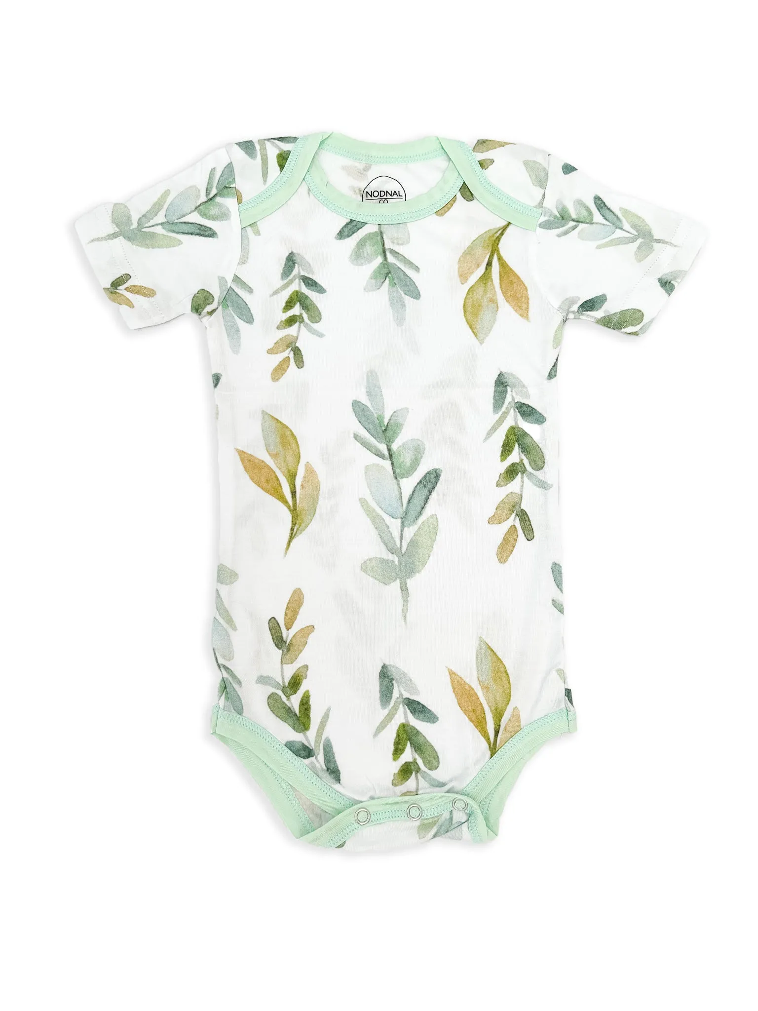 Bamboo Bodysuit in Peonies and Roses
