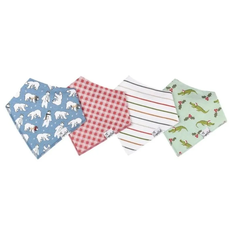 Bandana Drool Bibs - 4 Pack