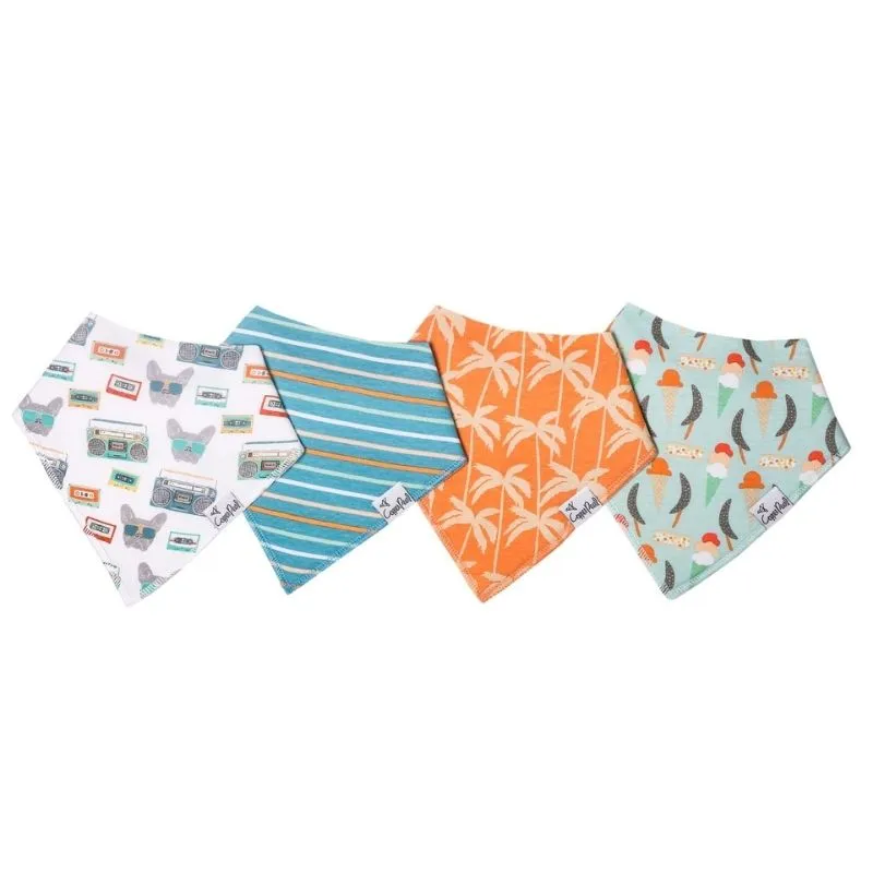 Bandana Drool Bibs - 4 Pack