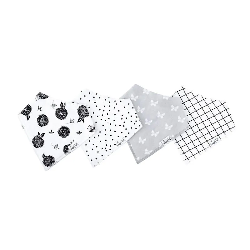 Bandana Drool Bibs - 4 Pack