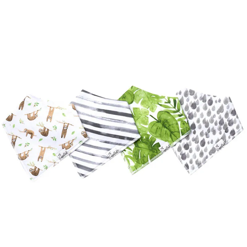 Bandana Drool Bibs - 4 Pack