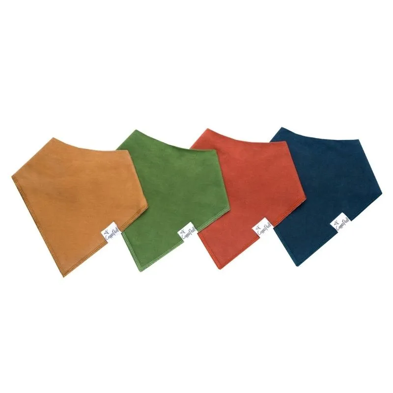 Bandana Drool Bibs - 4 Pack
