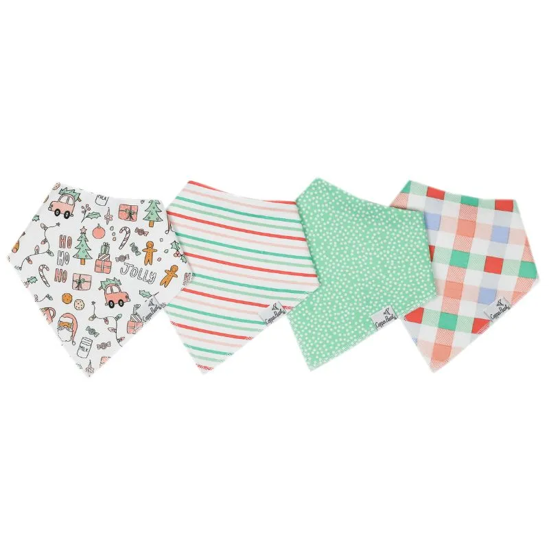 Bandana Drool Bibs - 4 Pack