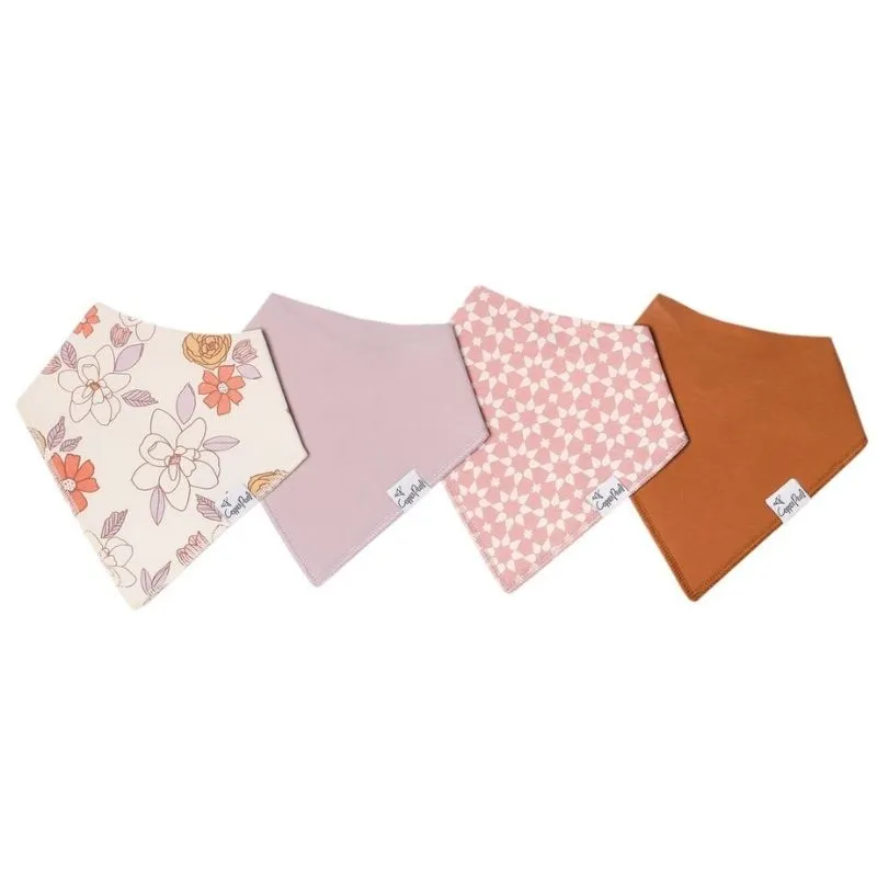 Bandana Drool Bibs - 4 Pack