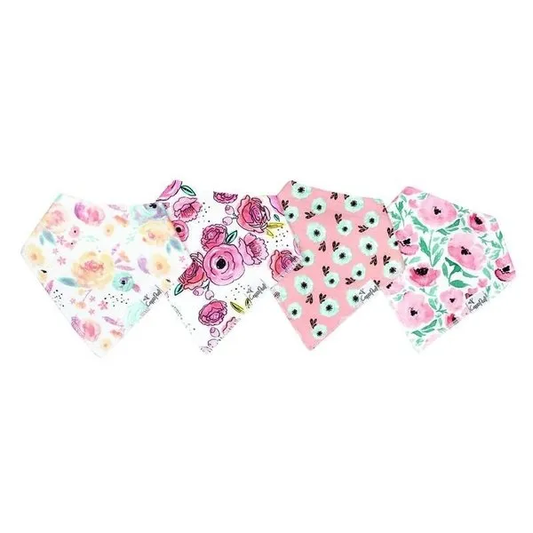 Bandana Drool Bibs - 4 Pack