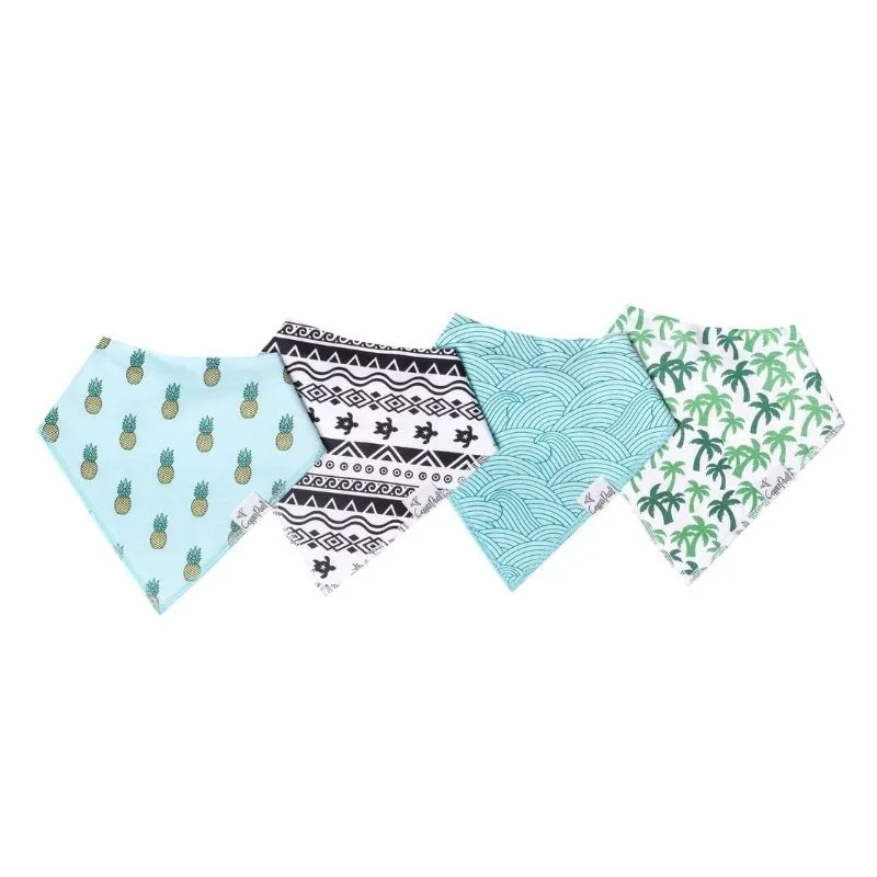 Bandana Drool Bibs - 4 Pack