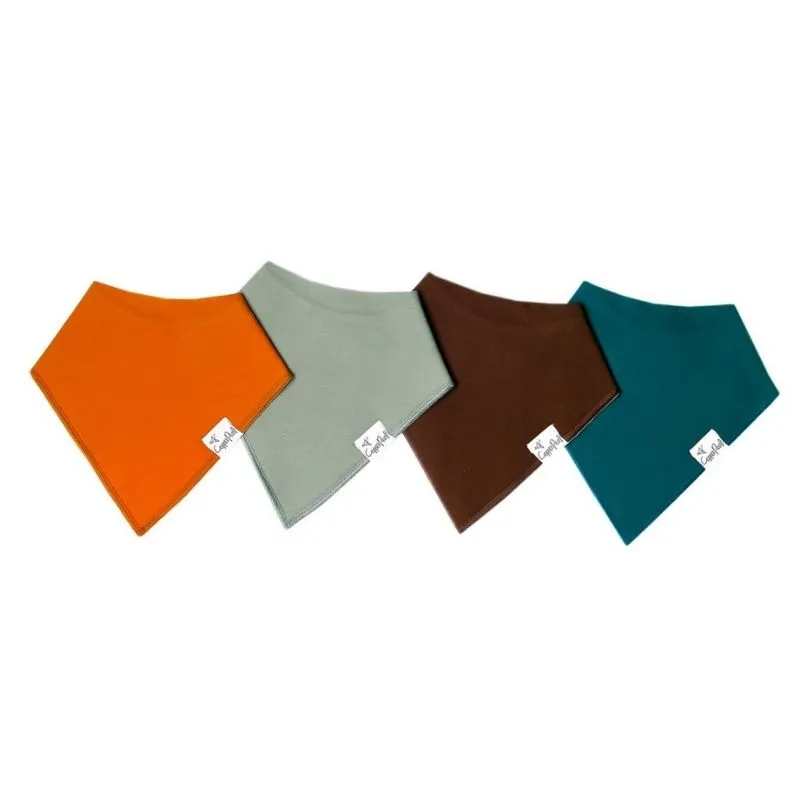 Bandana Drool Bibs - 4 Pack