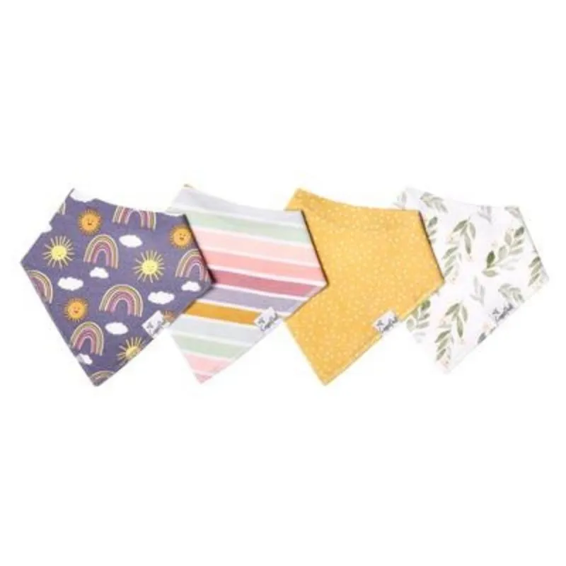 Bandana Drool Bibs - 4 Pack
