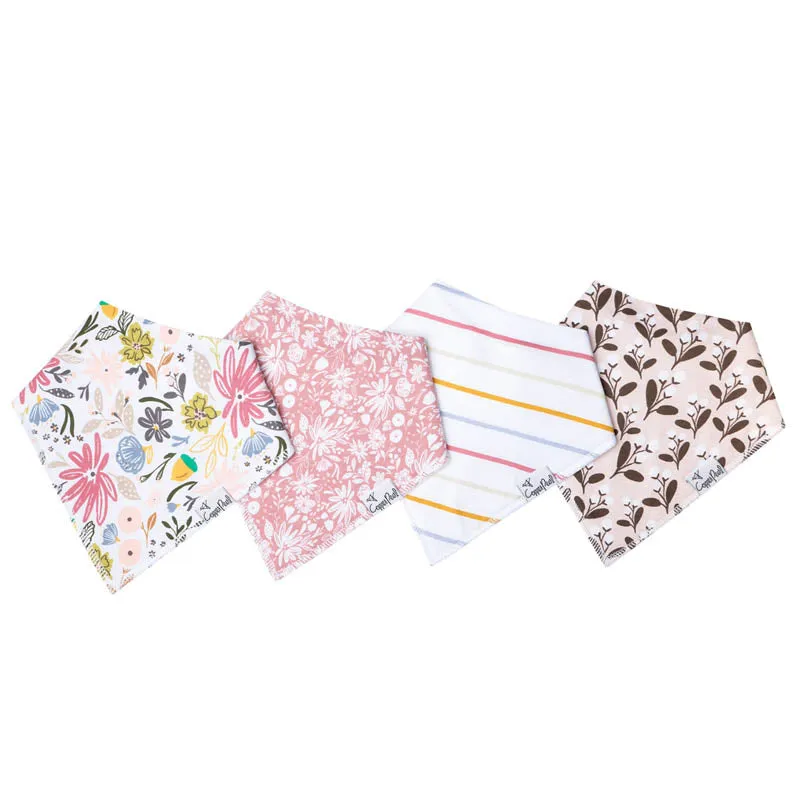 Bandana Drool Bibs - 4 Pack