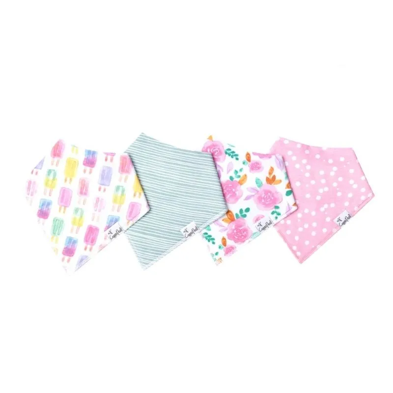 Bandana Drool Bibs - 4 Pack
