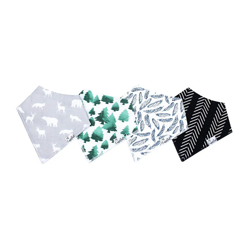 Bandana Drool Bibs - 4 Pack