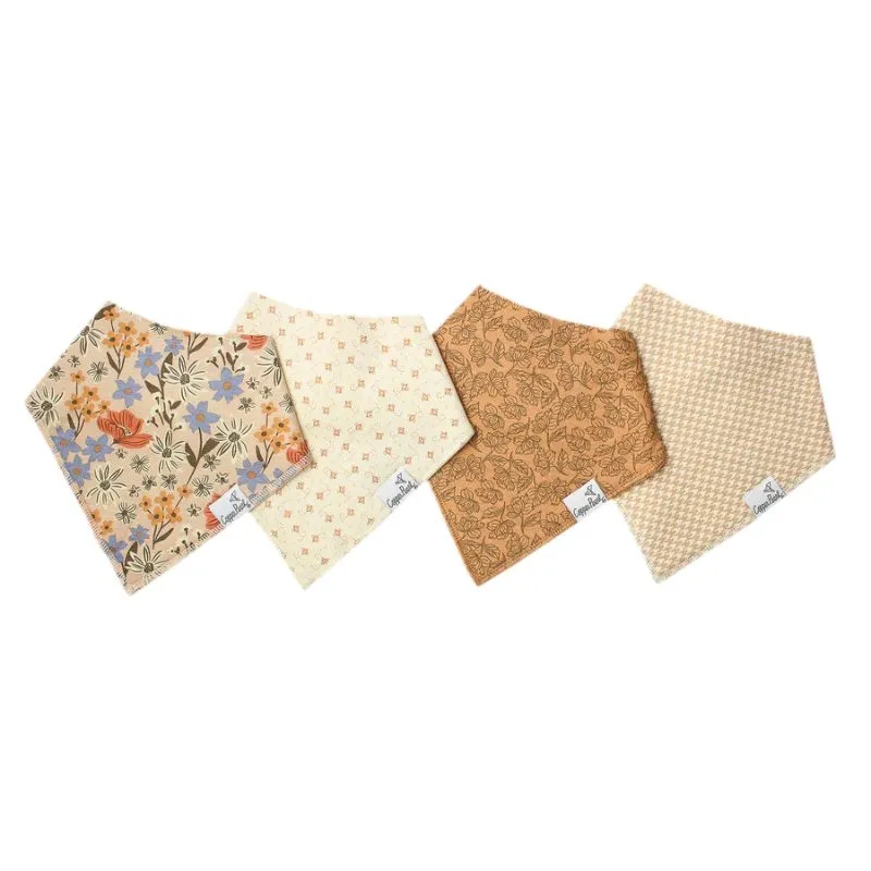Bandana Drool Bibs - 4 Pack