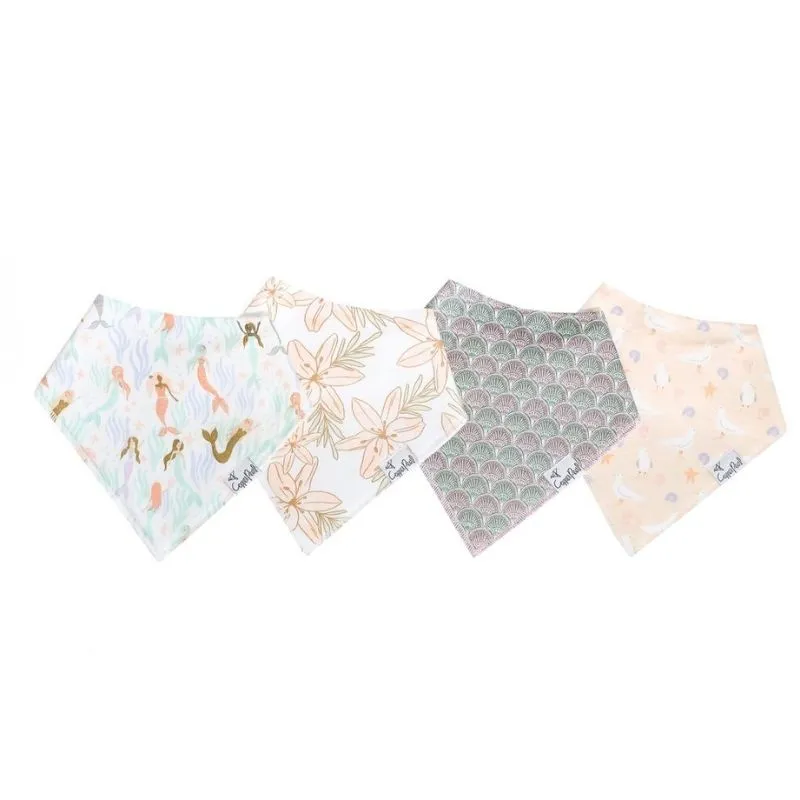 Bandana Drool Bibs - 4 Pack